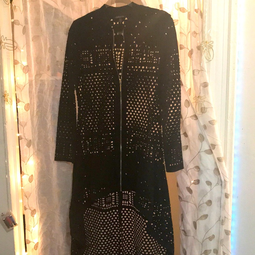 Long zip up jacket